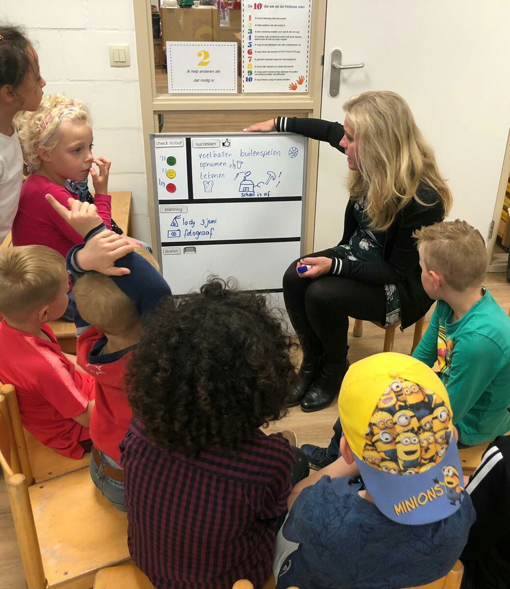 1/2 b Bord in de klas 